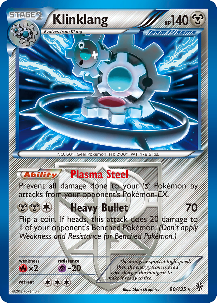 Klinklang - Plasma Storm - #90 - Pokemon TCG card