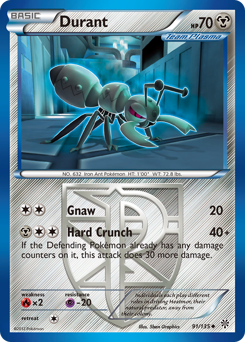 Durant - Plasma Storm - #91 - Pokemon TCG card