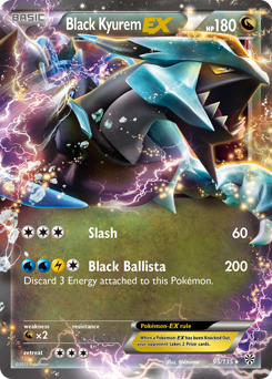 Black Kyurem-EX #95 Black Kyurem-EX - Plasma Storm - #95 - Pokemon TCG card