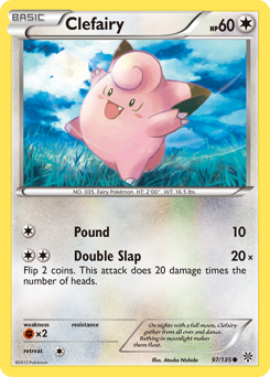 Clefairy - Plasma Storm - #97 - Pokemon TCG card