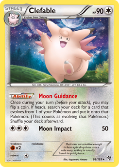 Clefable - Plasma Storm - #98 - Pokemon TCG card