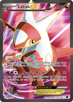 Latias-EX - Plasma Freeze - #112 - Pokemon TCG card