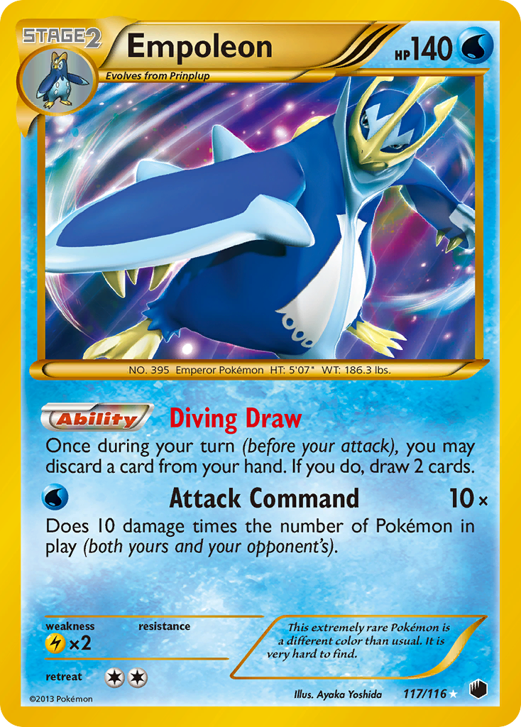 Empoleon - Plasma Freeze - #117 - Pokemon TCG card