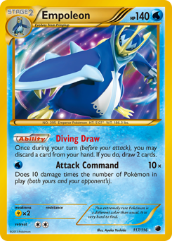 Empoleon - Plasma Freeze - #117 - Pokemon TCG card