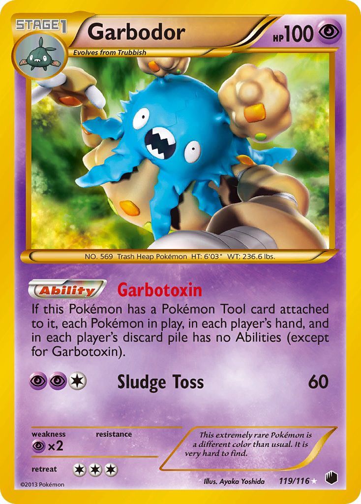 Garbodor - Plasma Freeze - #119 - Pokemon TCG card
