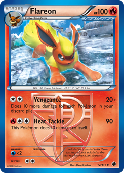 Flareon - Plasma Freeze - #12 - Pokemon TCG card