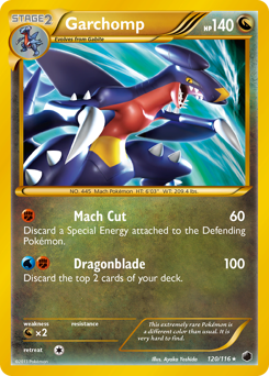Garchomp #120 Garchomp - Plasma Freeze - #120 - Pokemon TCG card
