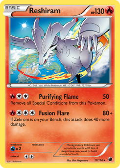 Reshiram #17 Reshiram - Plasma Freeze - #17 - Pokemon TCG card