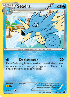 Seadra #19 Seadra - Plasma Freeze - #19 - Pokemon TCG card