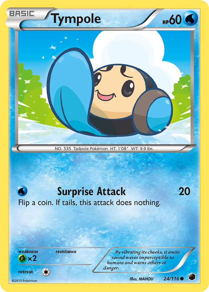 Tympole - Plasma Freeze - #24 - Pokemon TCG card