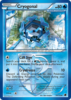 Cryogonal - Plasma Freeze - #30 - Pokemon TCG card