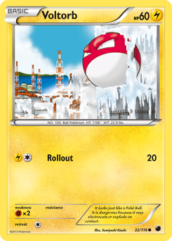 Voltorb - Plasma Freeze - #32 - Pokemon TCG card