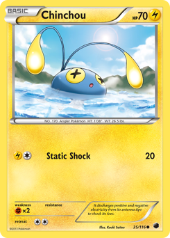 Chinchou - Plasma Freeze - #35 - Pokemon TCG card