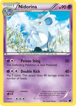 Nidorina - Plasma Freeze - #41 - Pokemon TCG card