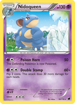 Nidoqueen #42 Nidoqueen - Plasma Freeze - #42 - Pokemon TCG card