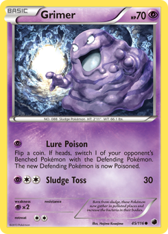 Grimer #45 Grimer - Plasma Freeze - #45 - Pokemon TCG card