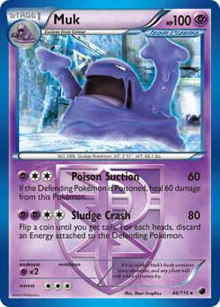 Muk - Plasma Freeze - #46 - Pokemon TCG card