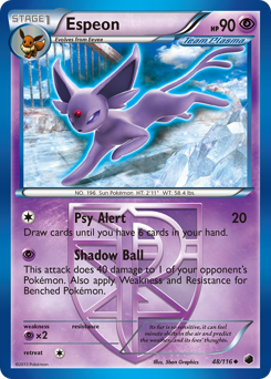 Espeon #48 Espeon - Plasma Freeze - #48 - Pokemon TCG card