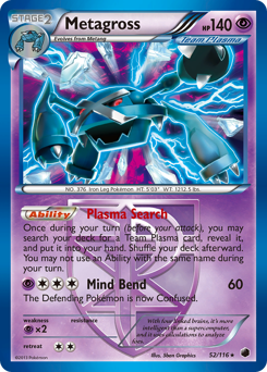 Metagross #52 Metagross - Plasma Freeze - #52 - Pokemon TCG card