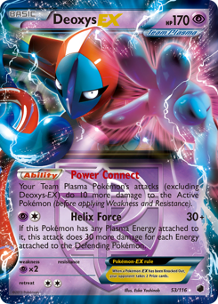 Deoxys-EX #53 Deoxys-EX - Plasma Freeze - #53 - Pokemon TCG card