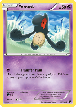 Yamask - Plasma Freeze - #54 - Pokemon TCG card