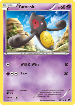 Yamask - Plasma Freeze - #55 - Pokemon TCG card