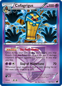 Cofagrigus #56 Cofagrigus - Plasma Freeze - #56 - Pokemon TCG card