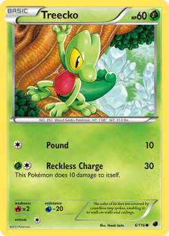 Treecko #6 Treecko - Plasma Freeze - #6 - Pokemon TCG card