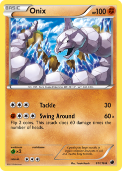 Onix - Plasma Freeze - #61 - Pokemon TCG card