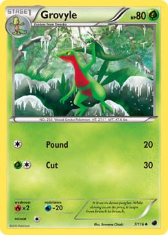 Grovyle - Plasma Freeze - #7 - Pokemon TCG card