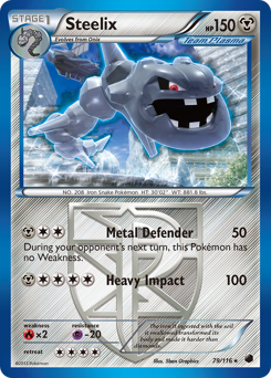 Steelix - Plasma Freeze - #79 - Pokemon TCG card