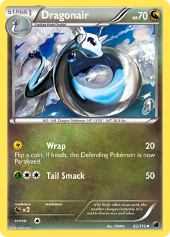 Dragonair #82 Dragonair - Plasma Freeze - #82 - Pokemon TCG card