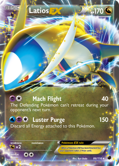Latios-EX #86 Latios-EX - Plasma Freeze - #86 - Pokemon TCG card