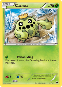 Cacnea #9 Cacnea - Plasma Freeze - #9 - Pokemon TCG card