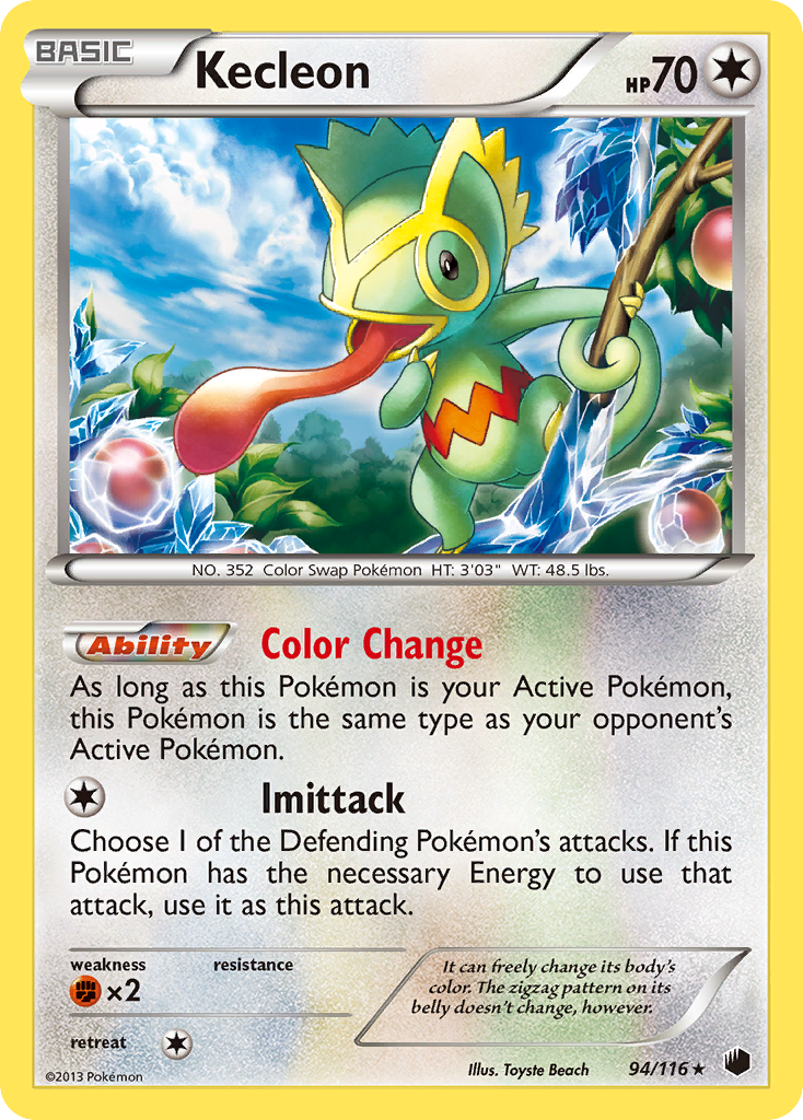 Kecleon - Plasma Freeze - #94 - Pokemon TCG card