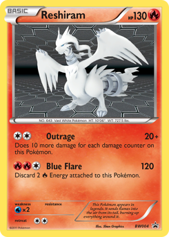 Reshiram #BW004 Reshiram - BW Black Star Promos - #BW004 - Pokemon TCG card