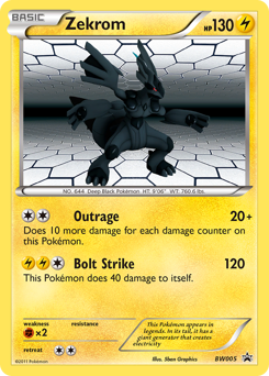Zekrom - BW Black Star Promos - #BW005 - Pokemon TCG card