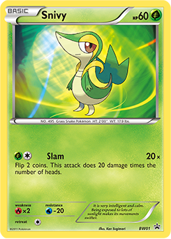 Snivy - BW Black Star Promos - #BW01 - Pokemon TCG card