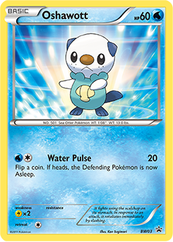 Oshawott - BW Black Star Promos - #BW03 - Pokemon TCG card