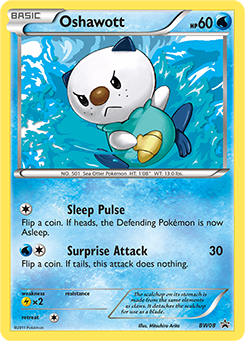 Oshawott - BW Black Star Promos - #BW08 - Pokemon TCG card