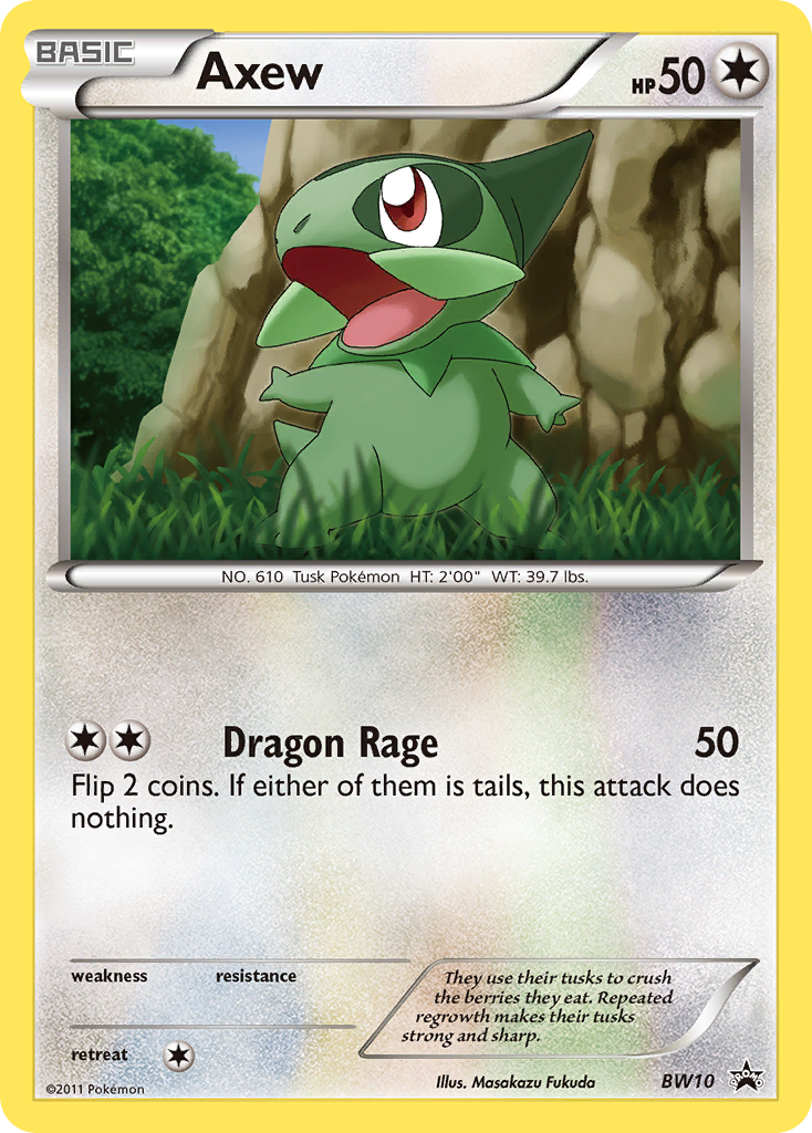 Axew - BW Black Star Promos - #BW10 - Pokemon TCG card