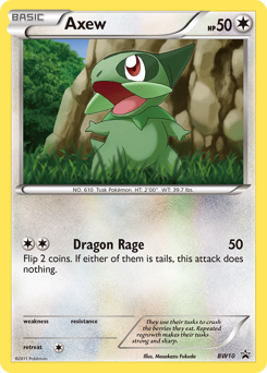 Axew #BW10 Axew - BW Black Star Promos - #BW10 - Pokemon TCG card