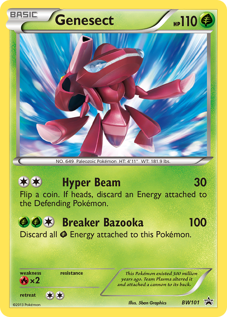 Genesect - BW Black Star Promos - #BW101 - Pokemon TCG card