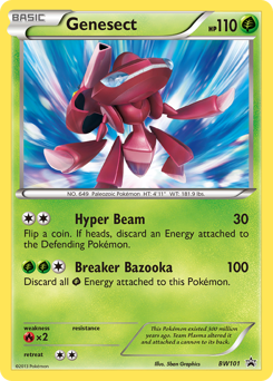 Genesect - BW Black Star Promos - #BW101 - Pokemon TCG card