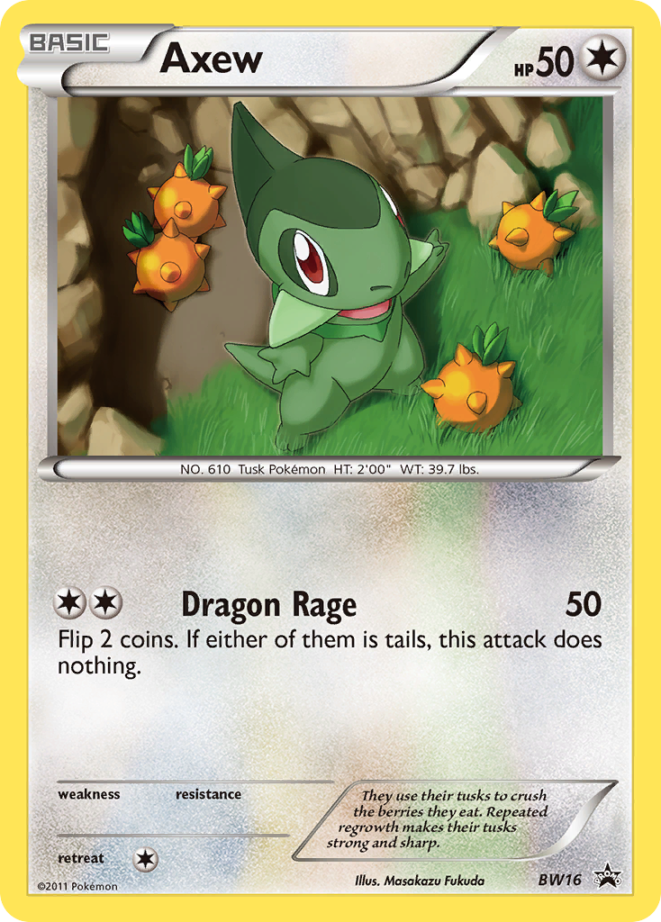 Axew - BW Black Star Promos - #BW16 - Pokemon TCG card