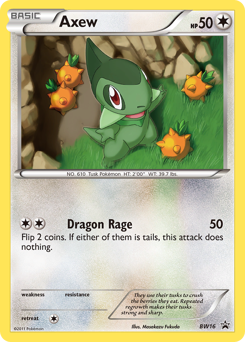 Axew #BW16 Axew - BW Black Star Promos - #BW16 - Pokemon TCG card