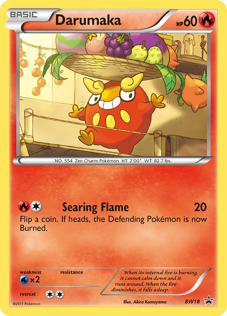 Darumaka - BW Black Star Promos - #BW18 - Pokemon TCG card