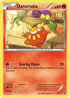 Darumaka #BW18 Darumaka - BW Black Star Promos - #BW18 - Pokemon TCG card