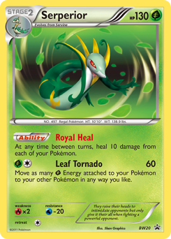 Serperior #BW20 Serperior - BW Black Star Promos - #BW20 - Pokemon TCG card