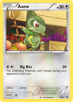 Axew #BW26 Axew - BW Black Star Promos - #BW26 - Pokemon TCG card